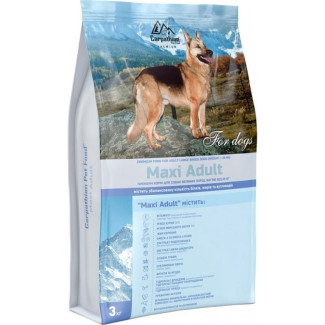 Сухий корм для собак великих порід Carpathian Pet Food Maxi Adult (вага від 25кг) з куркою та морським окунем, 12 кг