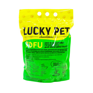 Наповнювач Lucky Pet з тофу для котячого туалету, гіпоалергений, 12 л