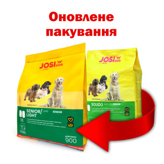 Сухий корм для собак JosiDog Senior / Light, 900 г