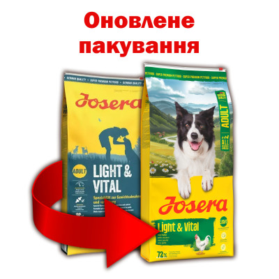 Сухий корм для собак JOSERA Light & Vital