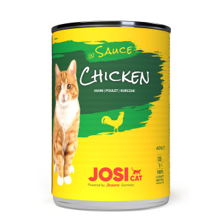 Вологий корм JosiCat Chicken in Sauce для кішок з куркою, 415 г