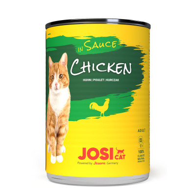 Вологий корм JosiCat Chicken in Sauce для кішок з куркою