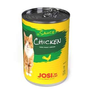 Вологий корм JosiCat Chicken in Sauce для кішок з куркою, 415 г