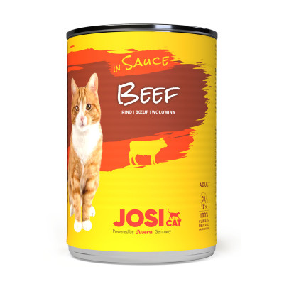 Вологий корм JosiCat Beef in Sauce для кішок з яловичиною