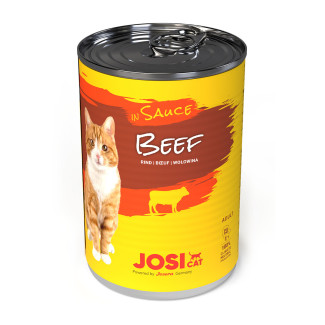 Вологий корм JosiCat Beef in Sauce для кішок з яловичиною, 415 г