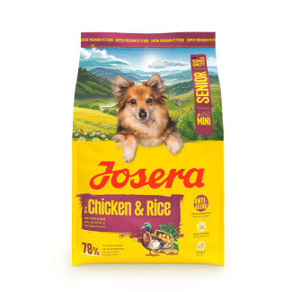 Сухий корм для собак JOSERA Mini Senior with Chicken & Rice, 3 кг