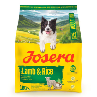 Сухий корм для собак JOSERA Adult Lamb & Rice, 900 г