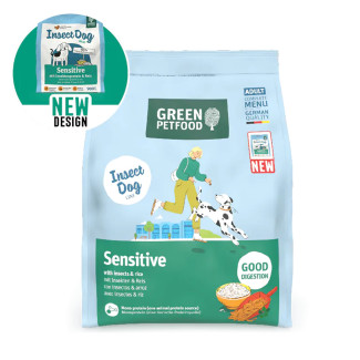 Сухий корм для собак Green Petfood Sensitive with Insects, 900 г