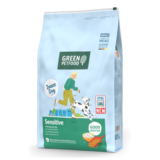Сухий корм для собак Green Petfood Sensitive with Insects, 10 кг