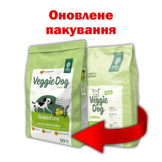 Сухий корм для собак Green Petfood with Potato & Pea, 10 кг