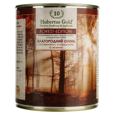 Консерва для собак Hubertus Gold Forest Edition, благородний олень