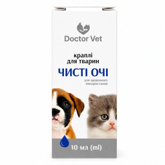 Краплі для тварин "Чисті очі", Doctor Vet, 100 мл