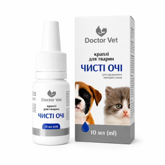 Краплі для тварин "Чисті очі", Doctor Vet, 100 мл