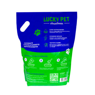 Наповнювач силікагелевий  Lucky Pet  для котячого туалету, 10 л