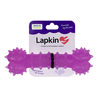 Іграшка Lapkin кістка для собак фіолетовий