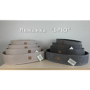 Lucky Pet лежанка Бріо овальний № 4 Білий (розпродаж),45х60х12 см