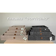 Lucky Pet лежанка Фортісімо прямокутний № 3, Бежевий, 40х52х11 см