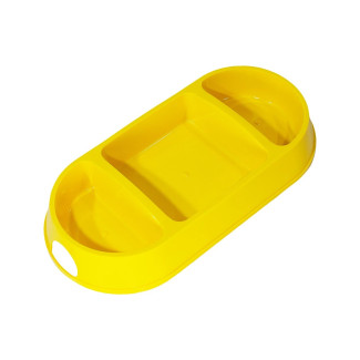 Миска потрійна Тігріс, зелена, 200+250+200м