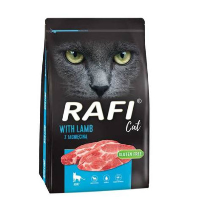 Сухий корм для дорослих котів RAFI Сat з ягням