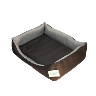 Лежак Lucky Pet Тобі Коричневий, 60х90х22