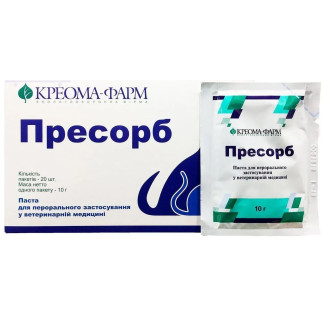 Пресорб паста для переорального застосування 10 г (20 шт/уп), 1 шт