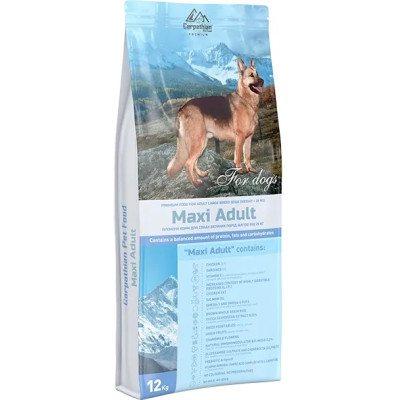 Сухий корм для собак великих порід Carpathian Pet Food Maxi Adult (вага від 25кг) з куркою та морським окунем
