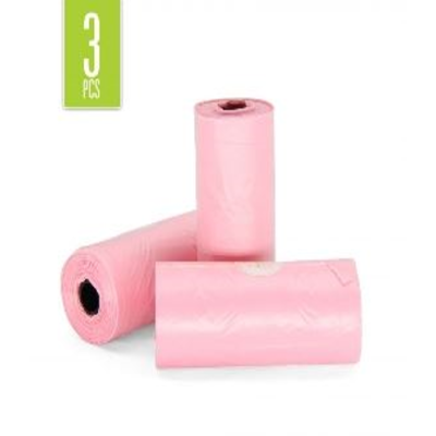 Пакети ддя фекалій Nunbell (рожеві) (розпродаж)