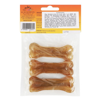 Упаковка ласощів для собак 4Dog пресована кістка (3 шт х 8.5 см), 100 г