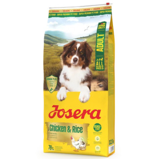 Сухий корм для дорослих собак Josera A/S Adult with Chicken & Rice, 12.5 кг
