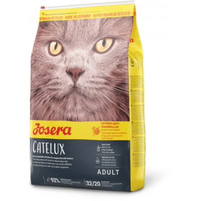 Сухий корм для котів зі схильністю до утворення грудок шерсті Josera Catelux з птицею