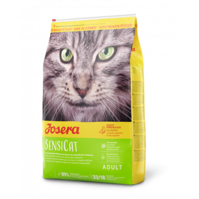 Сухий корм для котів з чутливим травленням Josera Sensicat з птицею