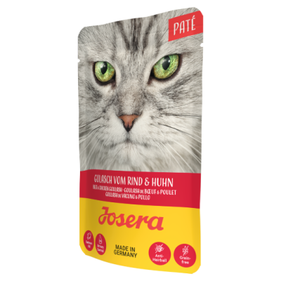 Вологий корм для котів Josera паштет гуляш з яловичини та курки