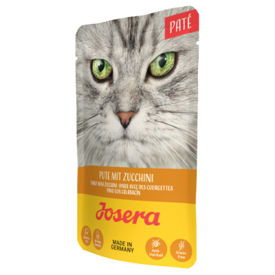 Вологий корм для котів Josera паштет індичка з цукіні 