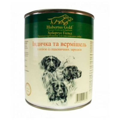  Консерва для собак Hubertus Gold (Хубертус Голд) Індичка з локшиною