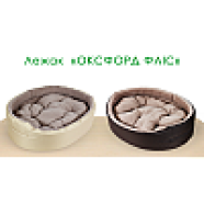 Лежак Lucky Pet Оксфорд фліс №1 коричневий, 35x45 см