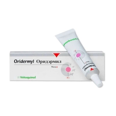 Oridermyl (Орідерміл) вушна мазь для собак і котів