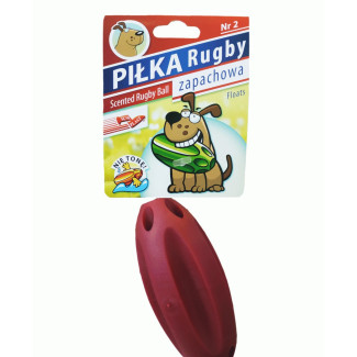 Іграшка для собак Sum-plast "М'яч регбі" №2, 11 см