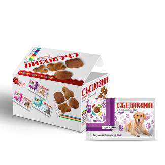 Гранула "СЬЕДОЗИН" для собак 1 шт, 40 кг