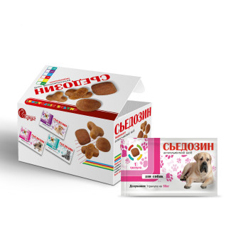 Гранула "СЬЕДОЗИН" для собак 1 шт, 40 кг