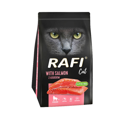 Сухий корм для стерилізованих котів RAFI Cat Sterilized з лососем